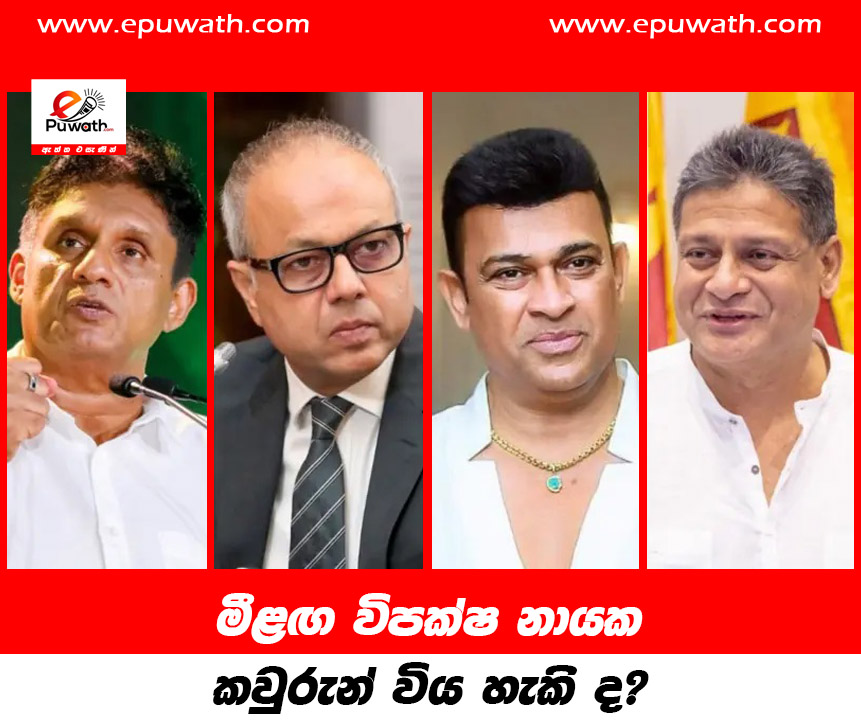 මීළඟ විපක්ෂ නායක කවුරුන් විය හැකි ද?